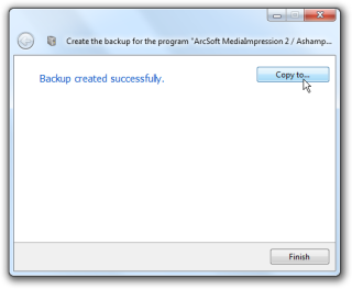 复制备份到目标位置
